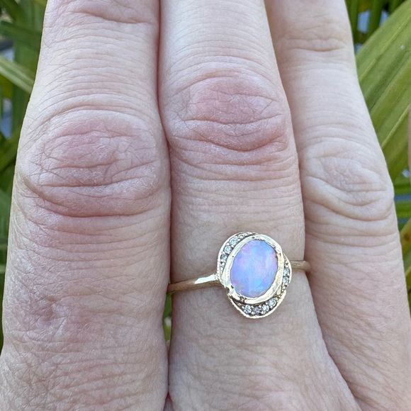 Misa Jewelry Oasis Opal Ring Size 7 - Picture 7 of 8